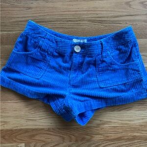 Vibrant Blue Vintage OP Corduroy Shorts
